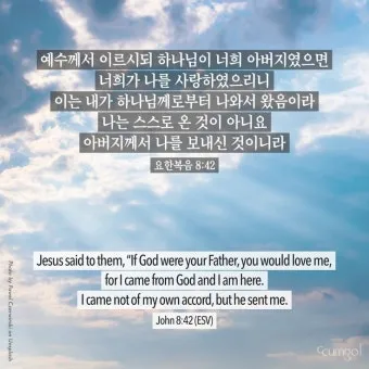 요한복음 5장 24절 성경말씀 - 내 말을 듣고 또 나 보내신 이를 믿는 자는 영생을 얻었고_4