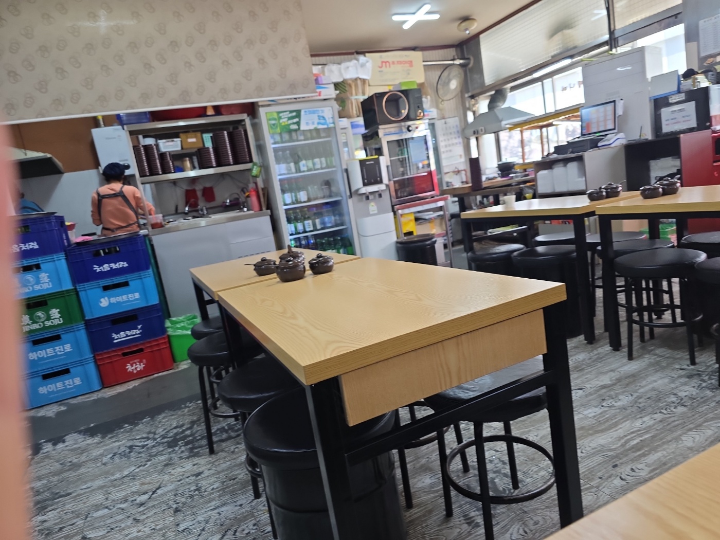 포천순대국 고기 손질 구역