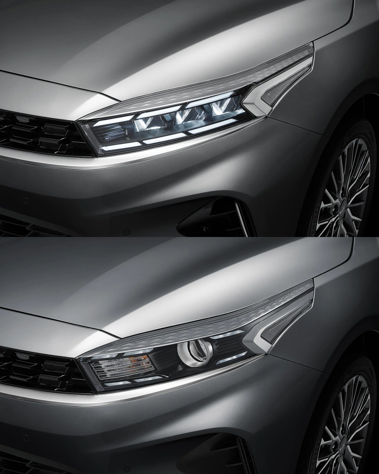 2024년형 기아K3 옵션별로 헤드라이트 종류