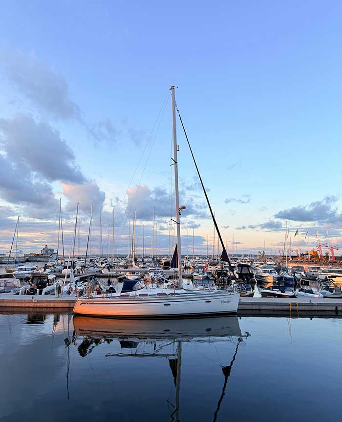 요트 선착장 이미지