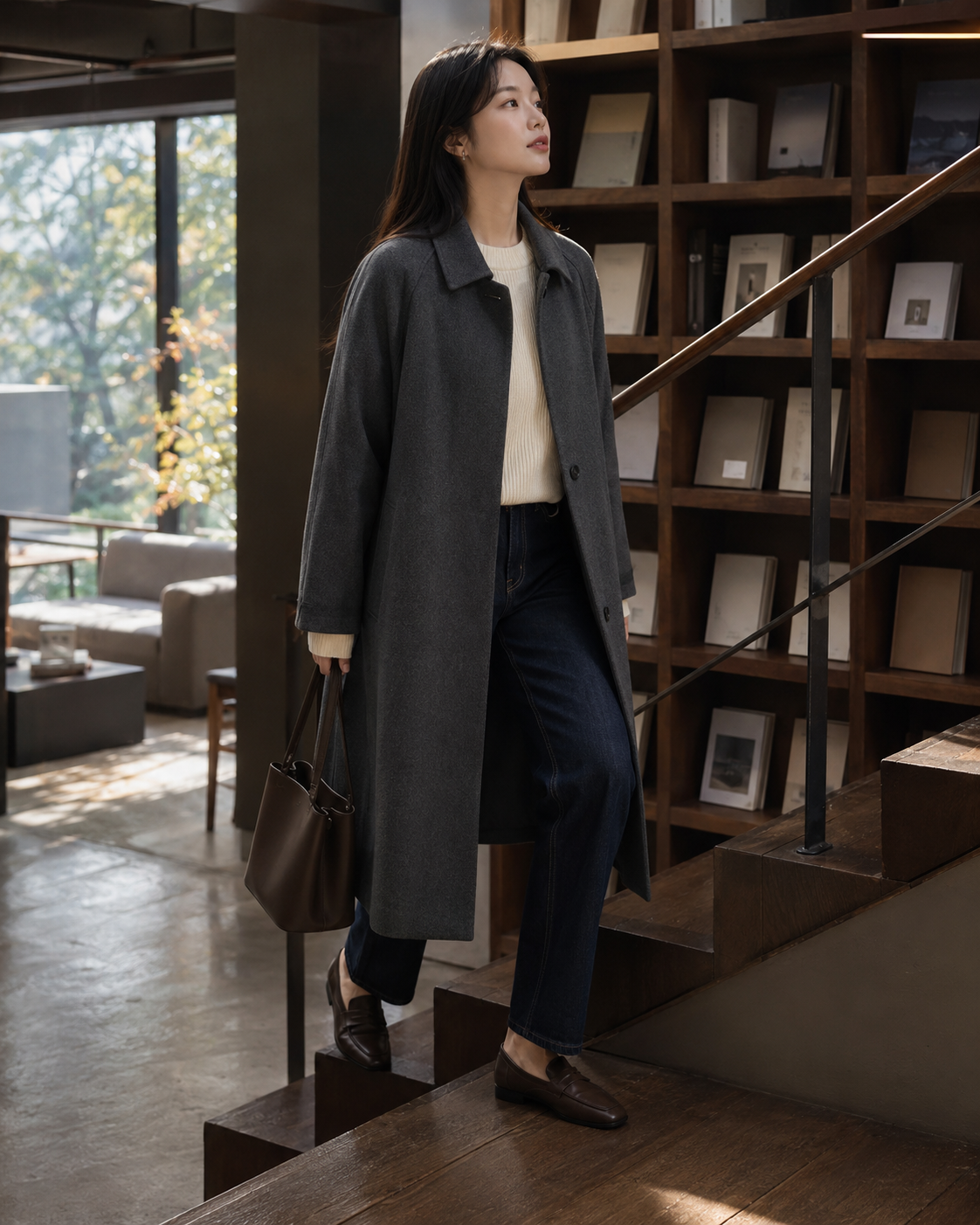 니트와 재킷을 자주 겹쳐 입는다면: 발마칸 코트에서 형태&middot;비율&middot;활용 포인트의 차이를 비교한 이미지입니다.
