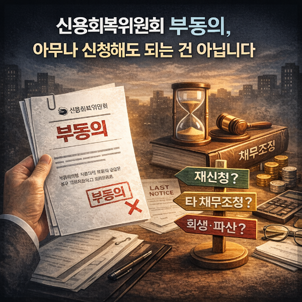 신복위 부동의 - 신청거절