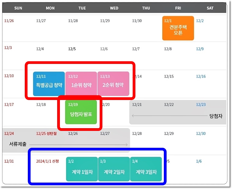 12월 19일 당첨자발표