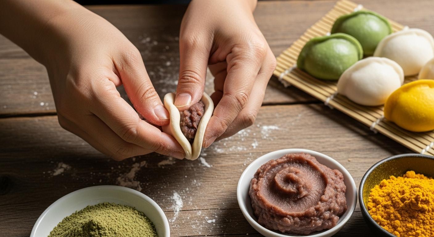 송편속 콩만들기