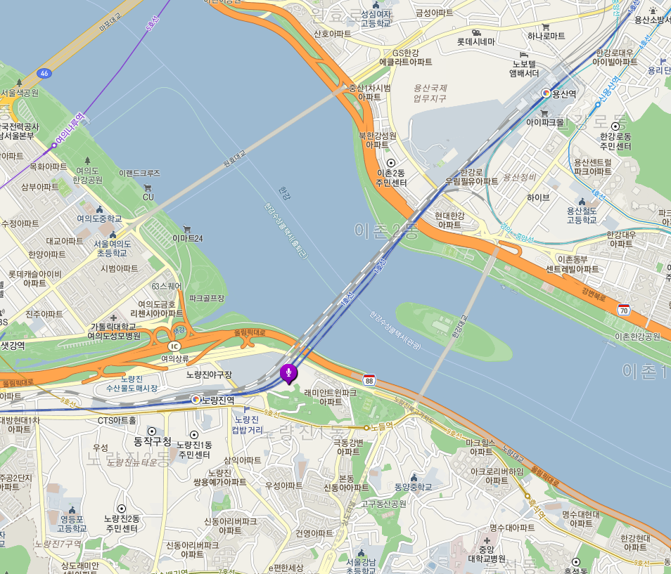 수방사공공분양아파트 지도