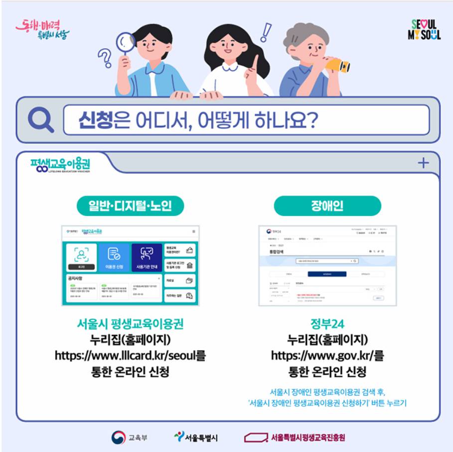 서울 평생교육이용권 총정리