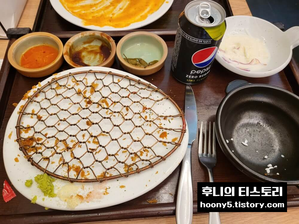 쑝쑝돈까스 모둠 카츠 설거지 모습