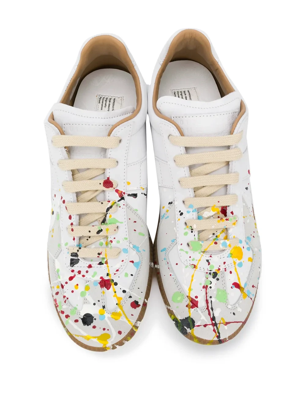 maison margiela painted sneakers