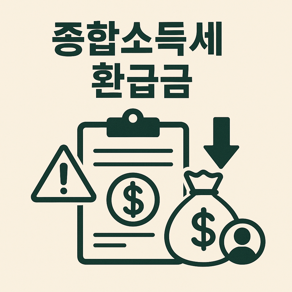 종합소득세 환급금이 안 나오는 이유 5가지