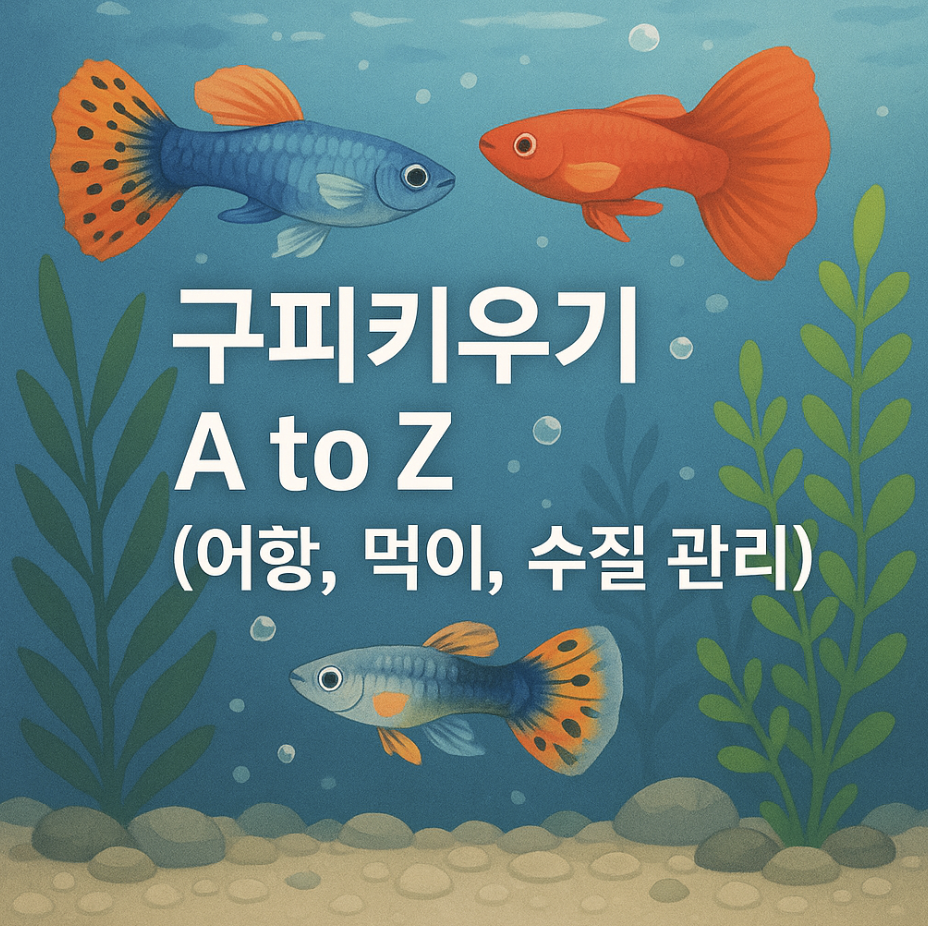 구피키우기 A to Z (어항, 먹이, 수질 관리)