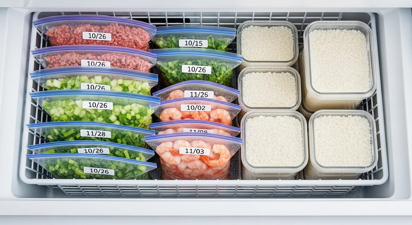 식비 20만 원 아끼는 기적, 자취생을 위한 냉동 보관 완전 정복 가이드