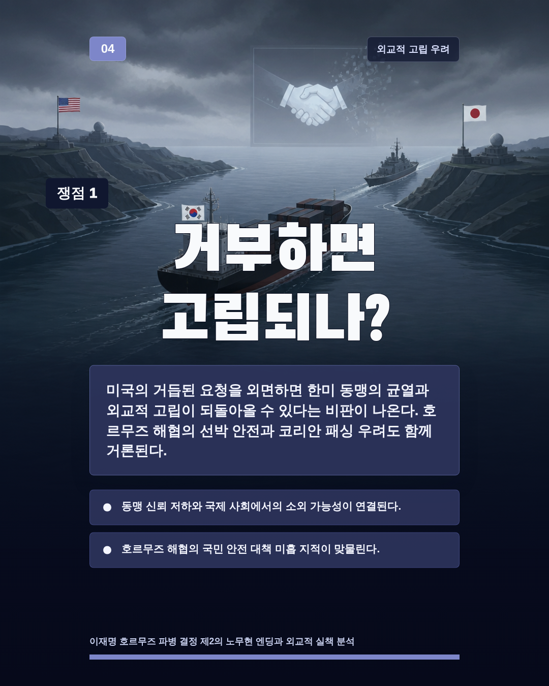 거부하면 고립되나?