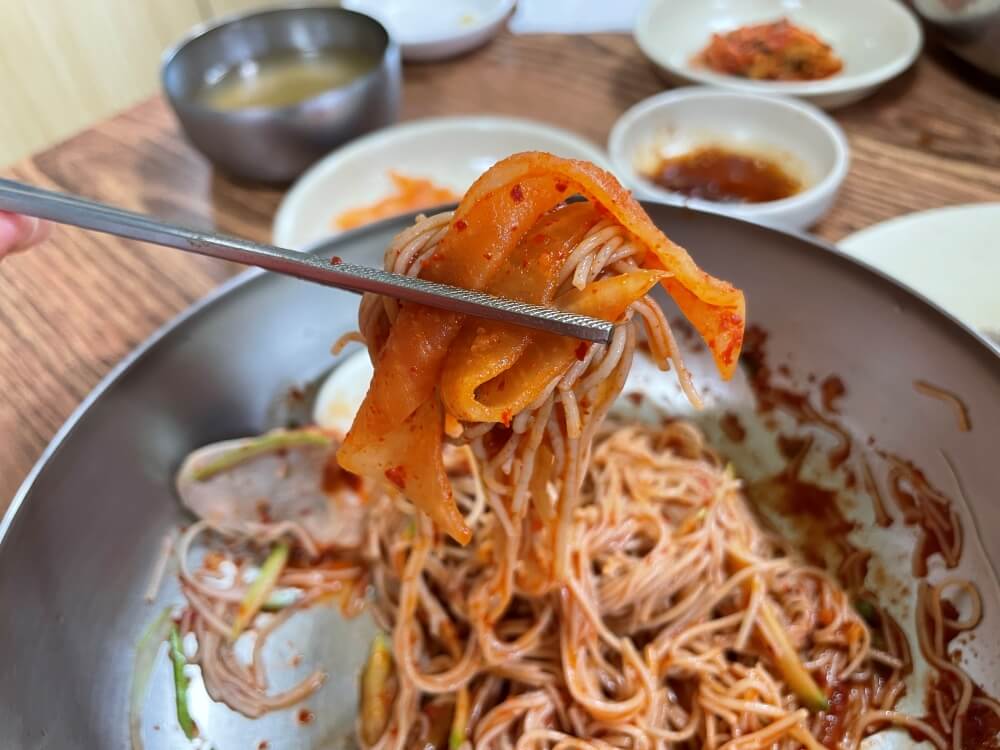 춘천-백반기행-신흥막국수-무절임과-함께-먹어본-막국수