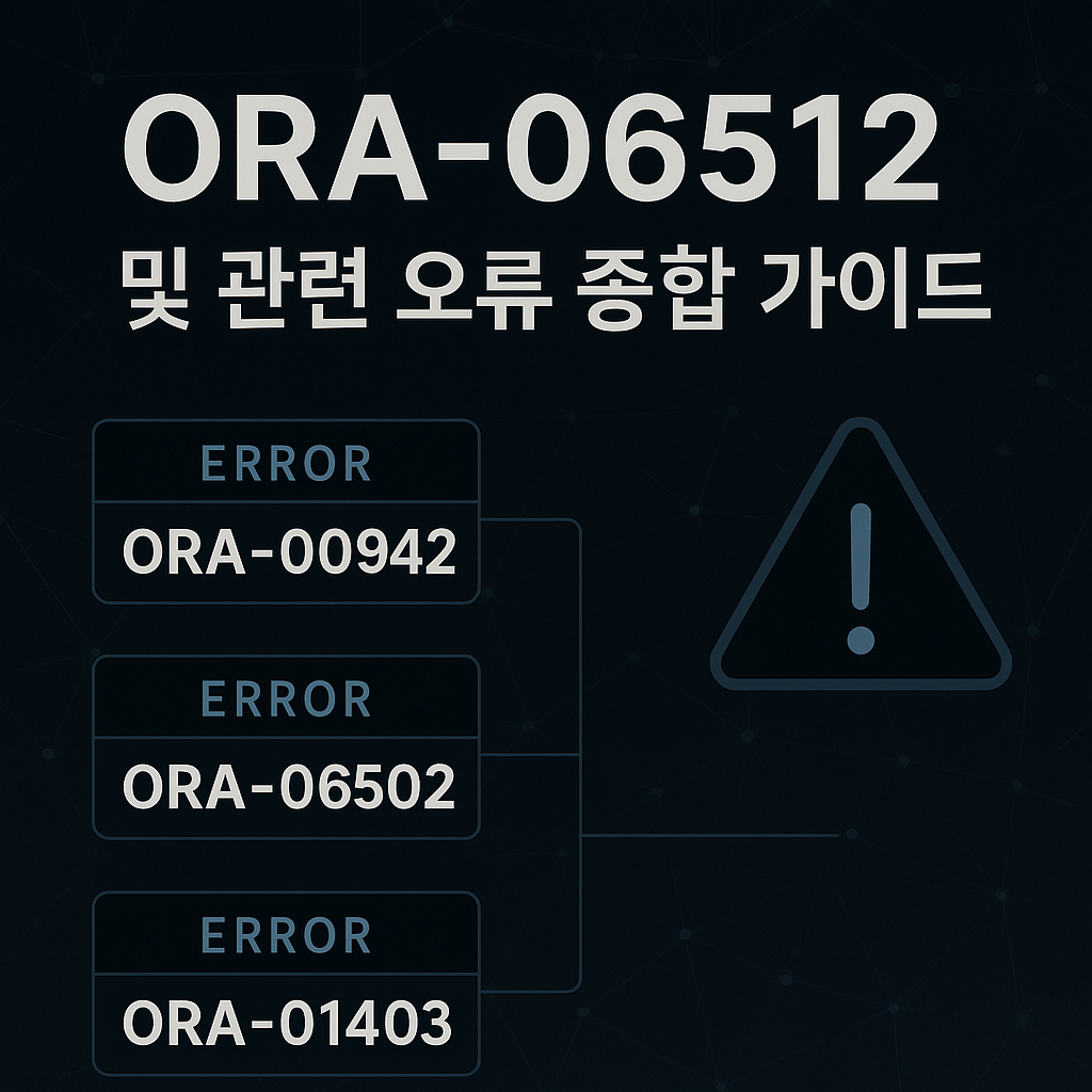 ORA-06512 관련 사진