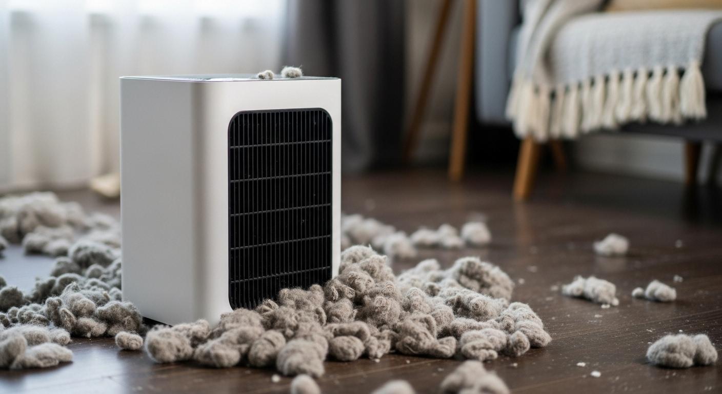 털날림 공기청정기 1달 사용 후기