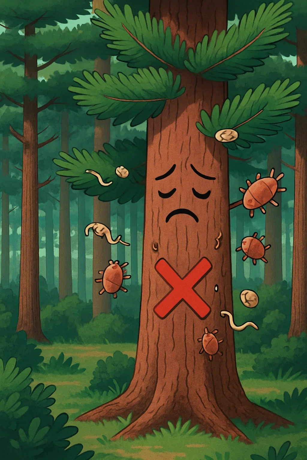 산림에서 시작된 위협, 산림 해충