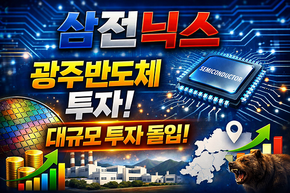삼전닉스 광주반도체 투자 이미지