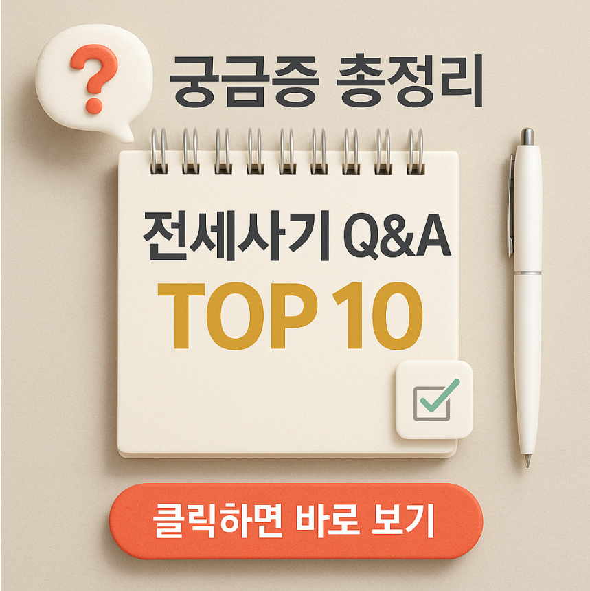[10편] 전세사기 시리즈 - 자주 묻는 질문 FAQ