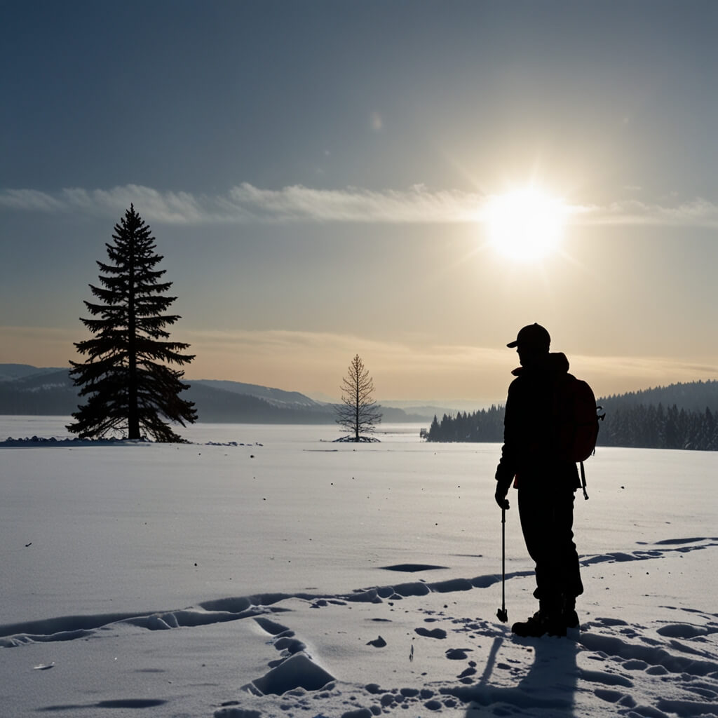 추운-겨울-등산하는-남성