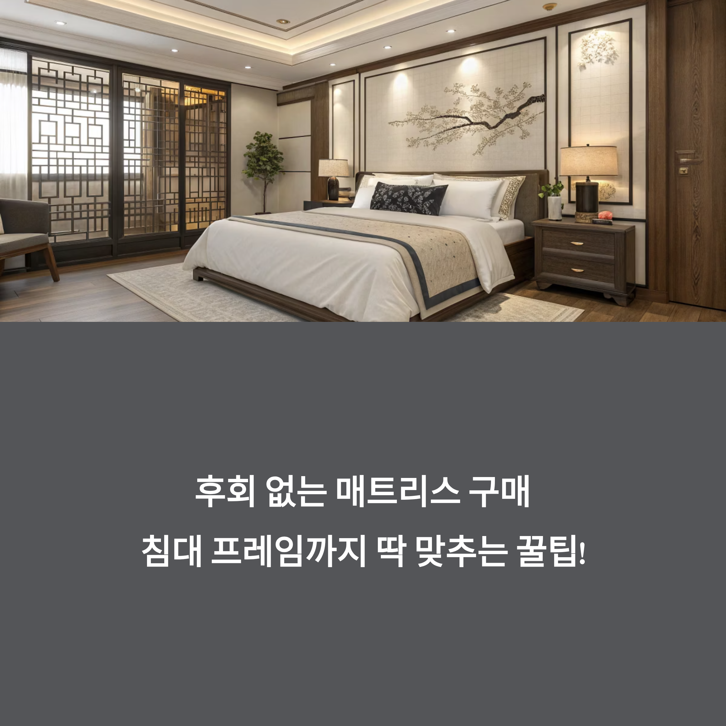 매트리스 구매, 침대 프레임
