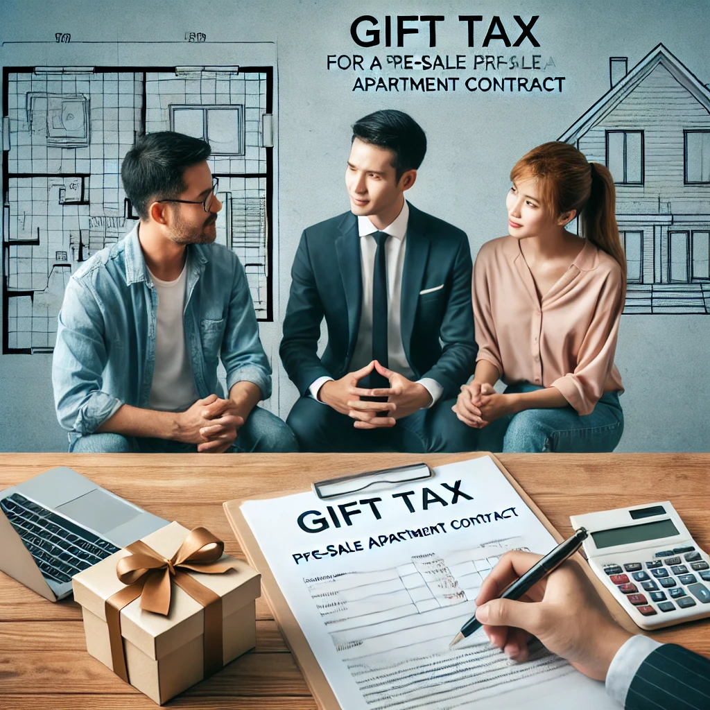 분양권 공동명의 증여세 신고