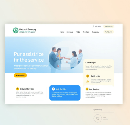 국민비서누리집 홈페이지그림