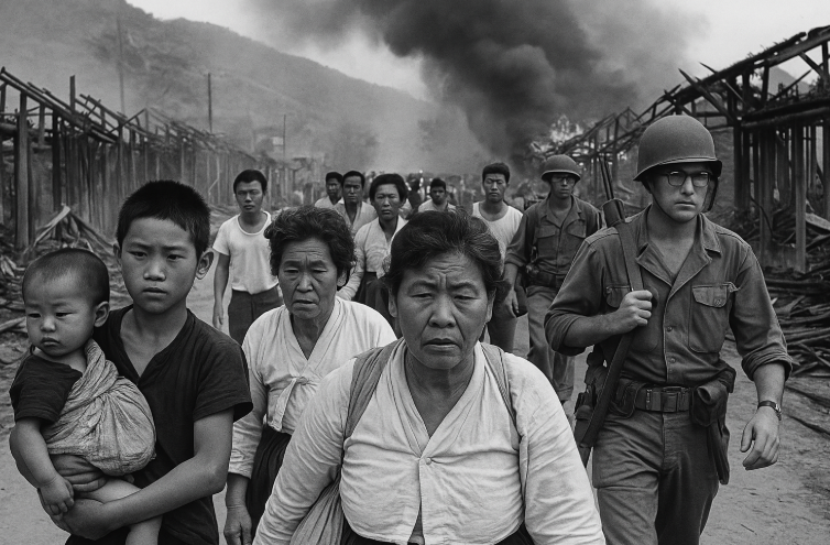 6.25전쟁 참전국가와 사망자 수