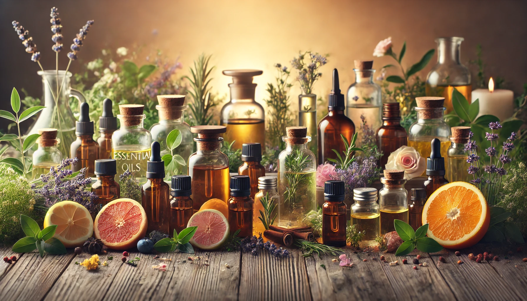 에센셜 아로마오일을 안전하게 사용하기