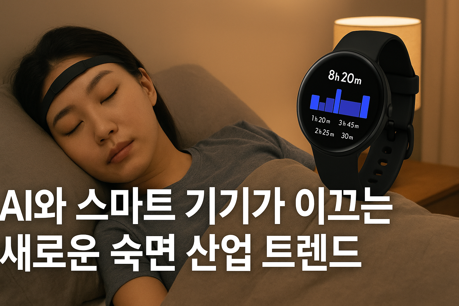 AI와 스마트 기기가 이끄는 새로운 숙면 산업 트렌드 관련 이미지