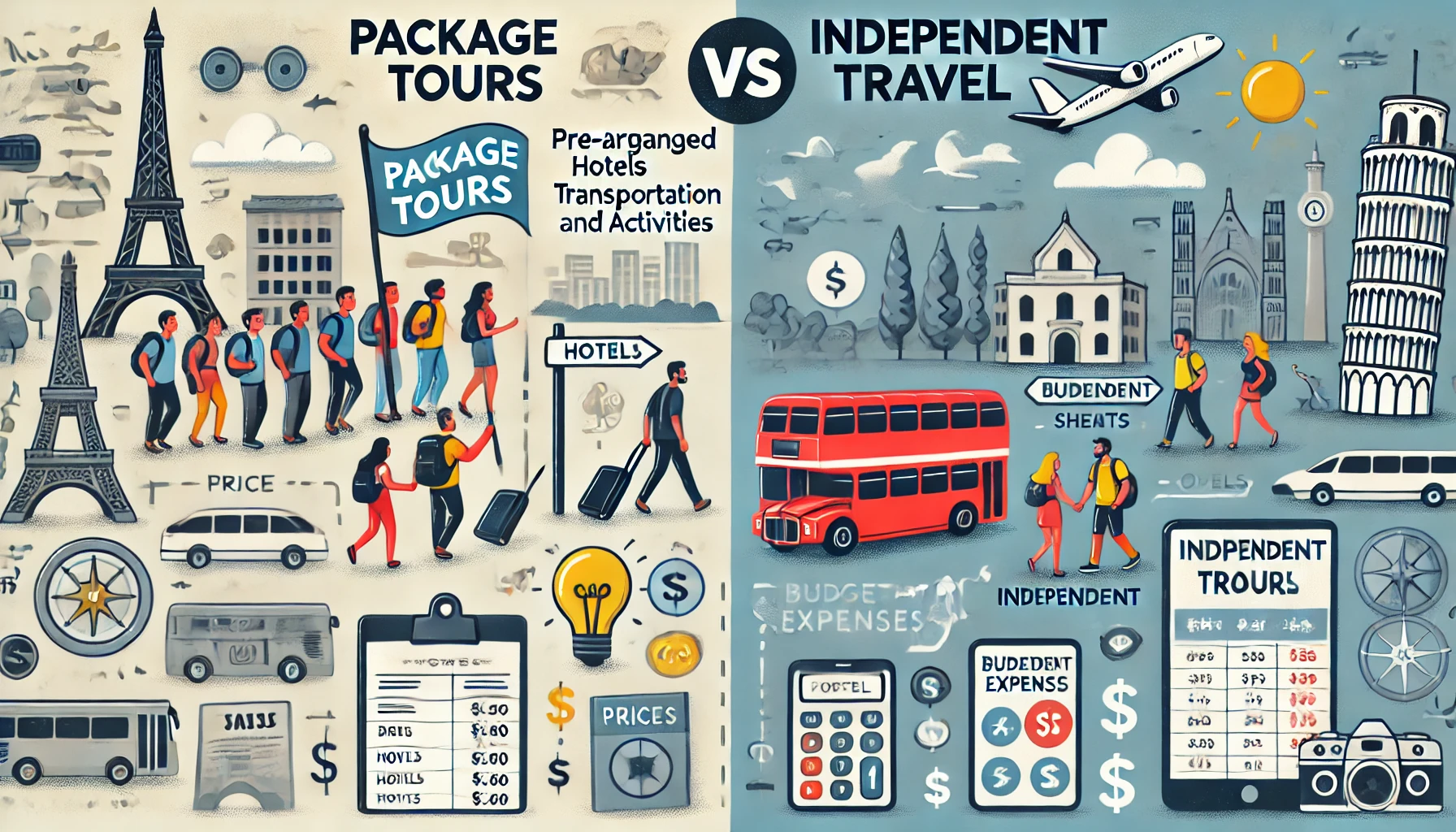 패키지 자유여행중 뭐가 더 나에게 맞을까?