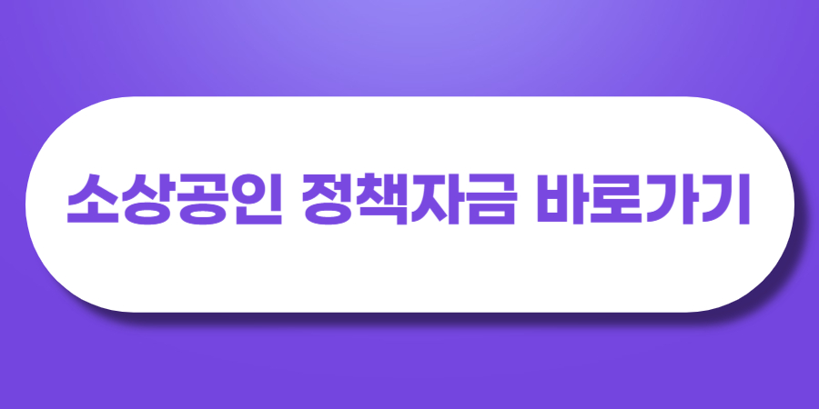 소상공인정책자금