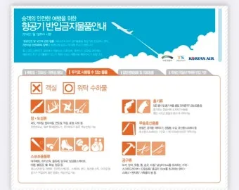 비행기 기내 수하물 반입 가능 금지 물품 2025년 기준 총정리_10