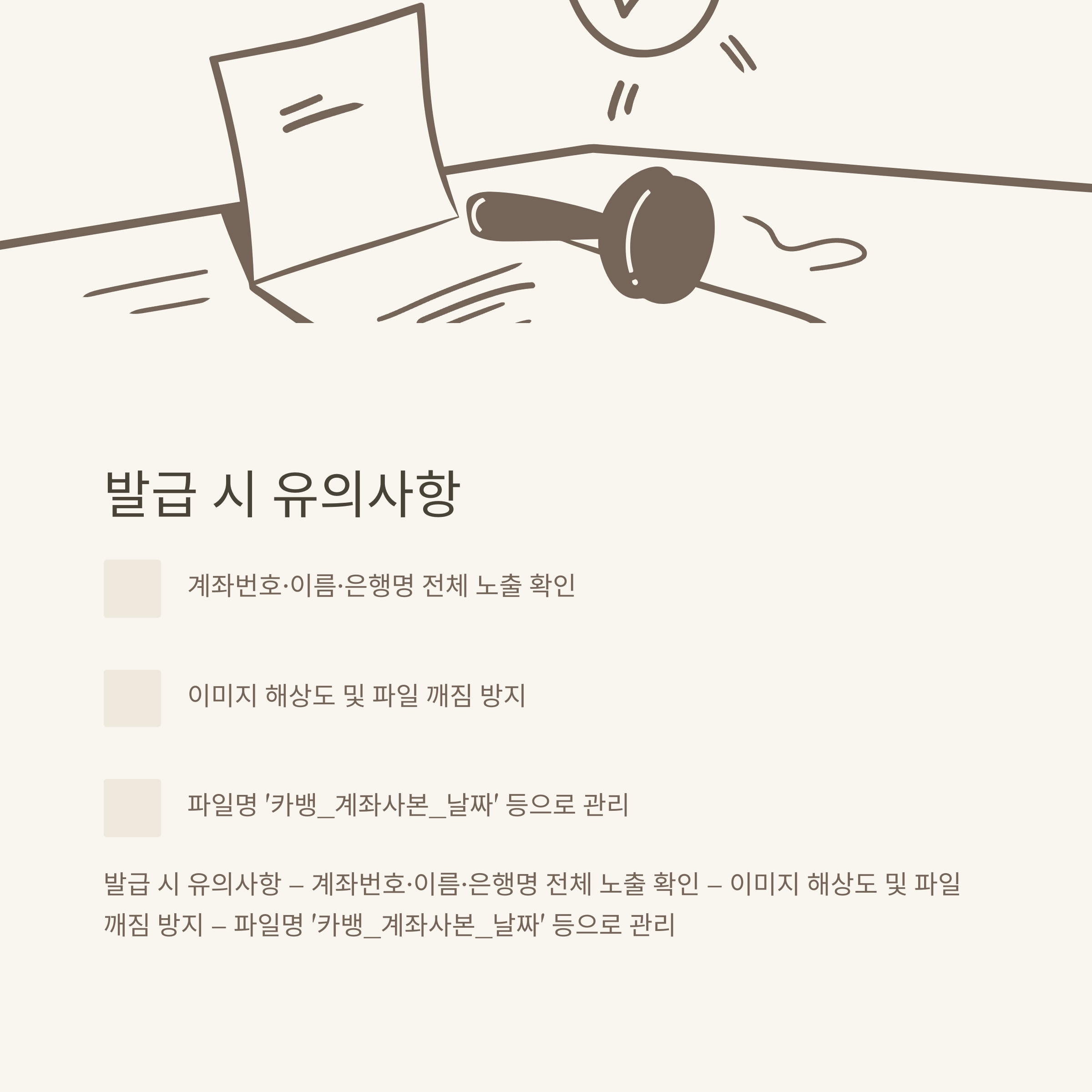 카카오뱅크 통장사본 출력 방법, 모바일&middot;PC 계좌사본 PDF 저장부터 출력 오류 해결까지 한 번에 안내7