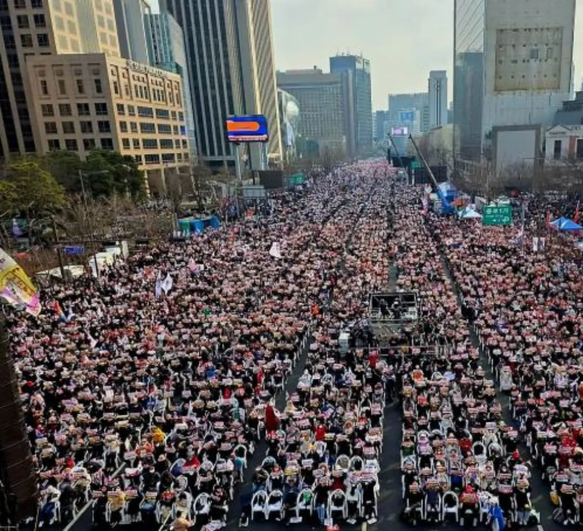 2025년 2월 15일 광화문 탄핵반대 계몽령
집회 사진