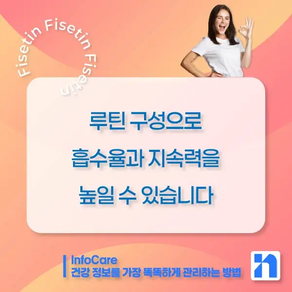 피세틴 효능 항산화 저속노화 노화방지 세놀리틱