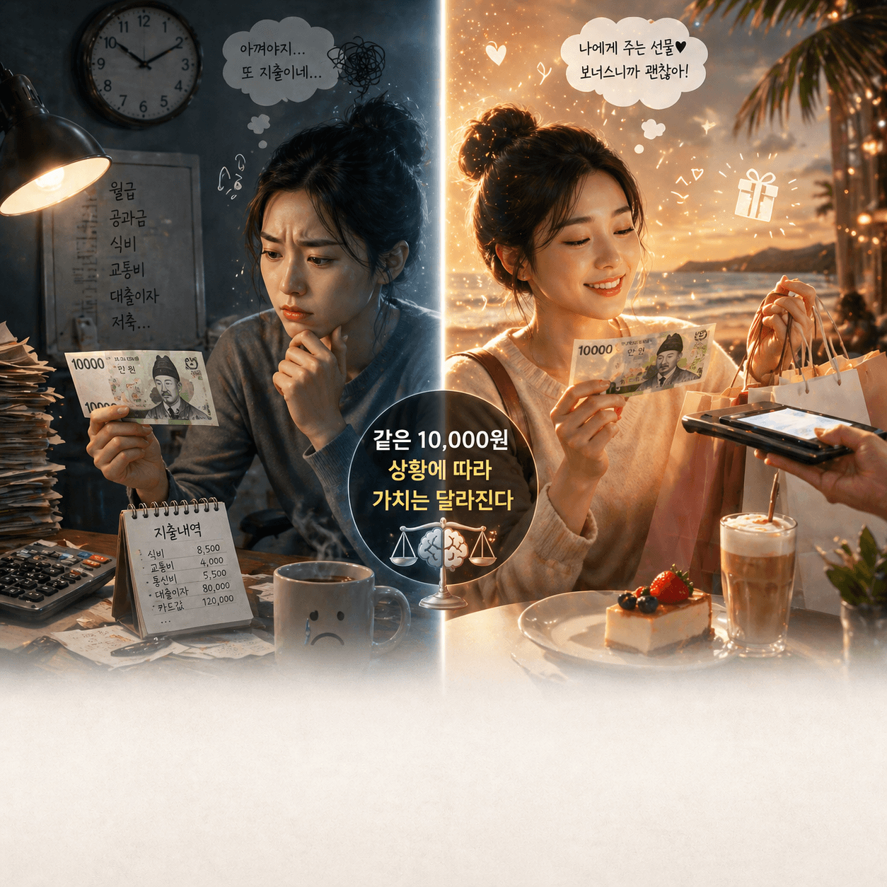 같은 1만 원인데 왜 다르게 느껴질까 당신의 뇌가 만든 착각