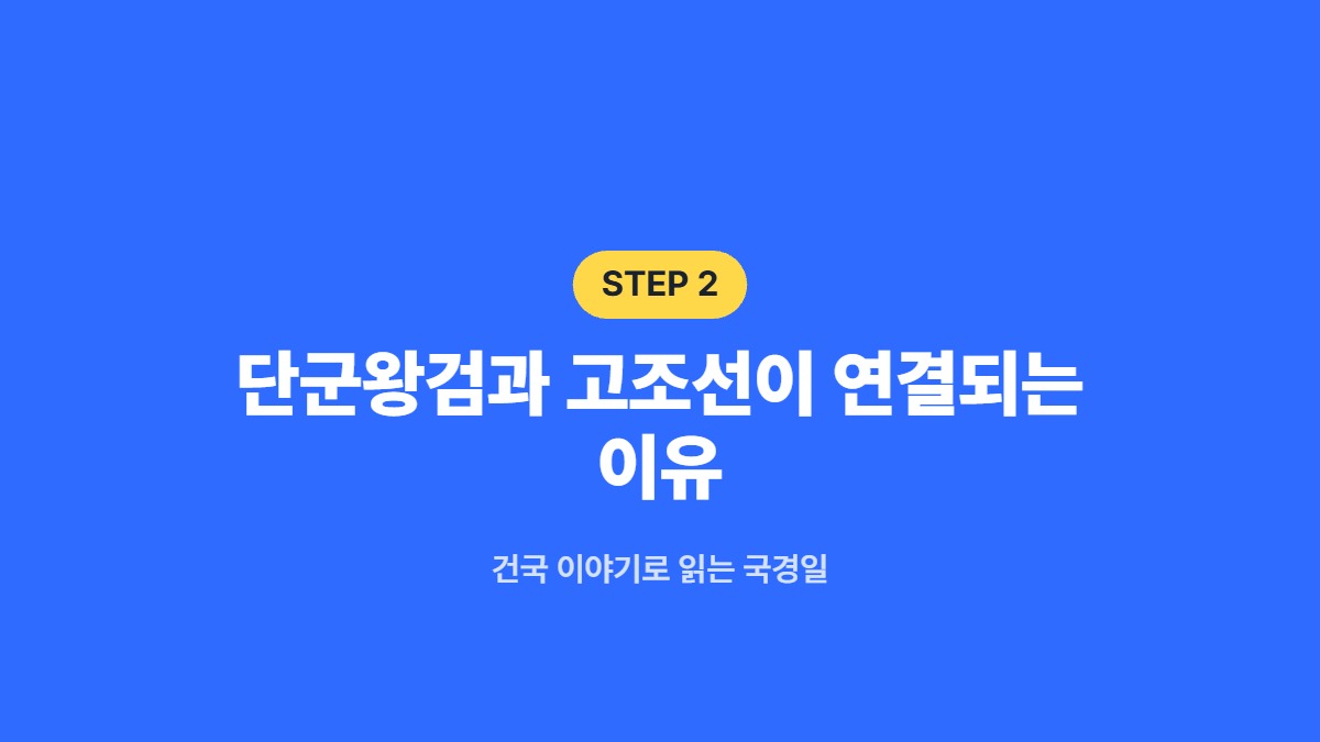 단군왕검과 고조선이 연결되는 이유 — 건국 이야기로 읽는 국경일