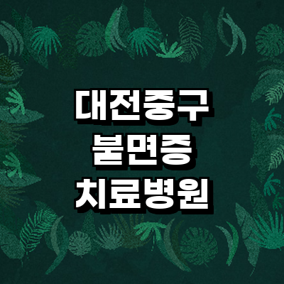 대전 중구 불면증