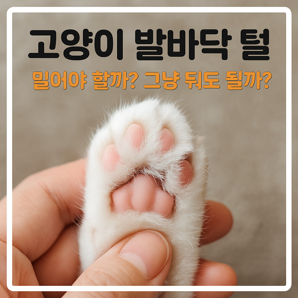 고양이 발바닥 털,paw pads