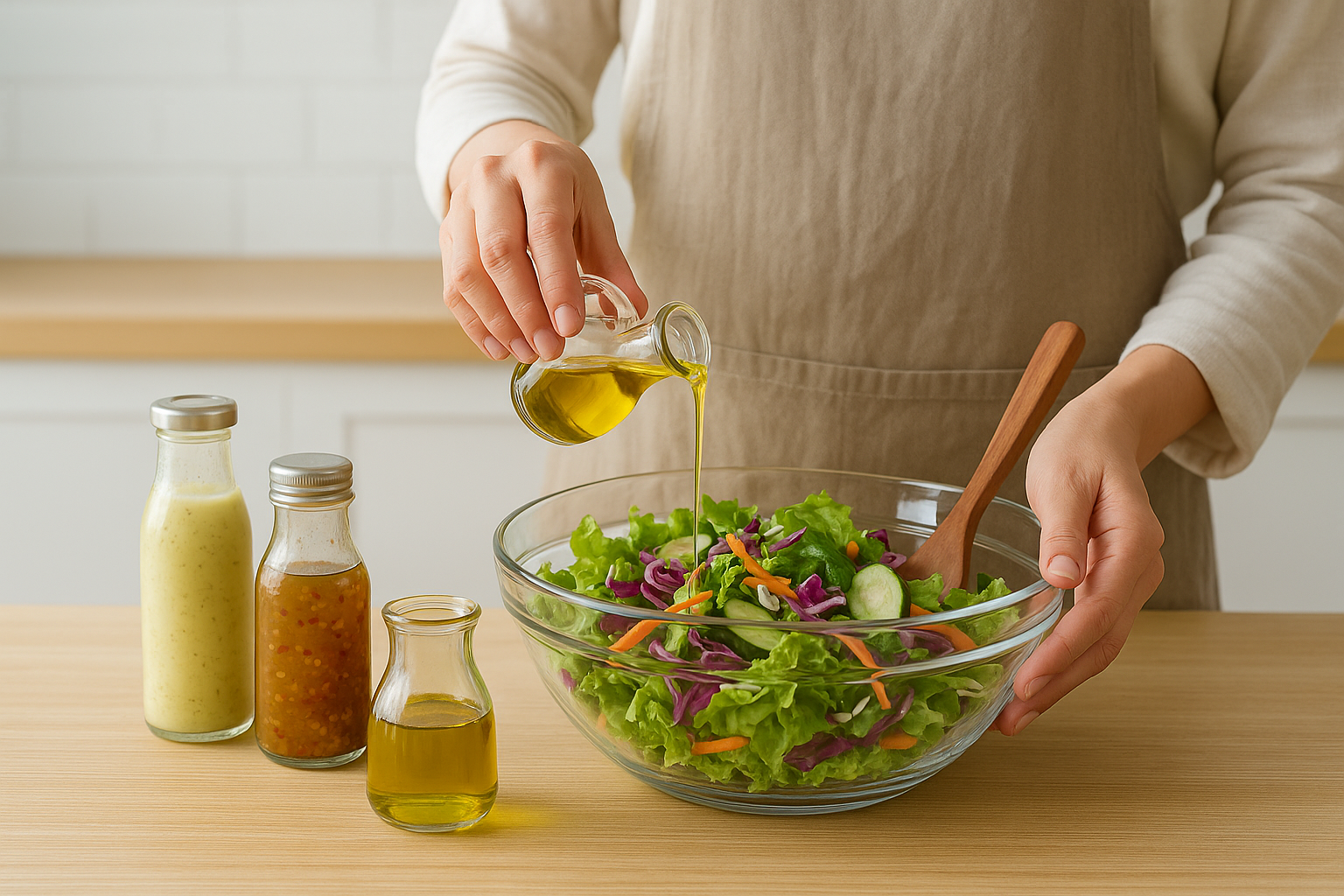 샐러드 드레싱 직접 만들기! 올리브오일·오리엔탈 레시피로 맛 업그레이드