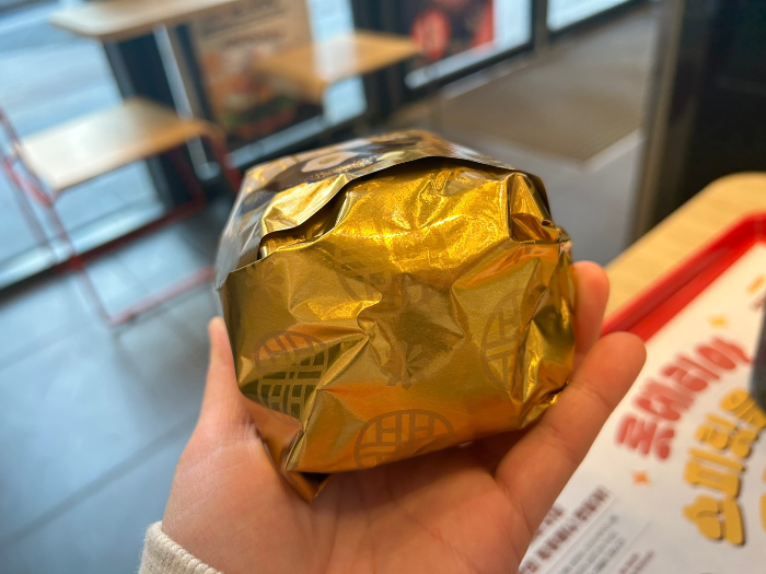 롯데리아 전주비빔라이스버거 단품