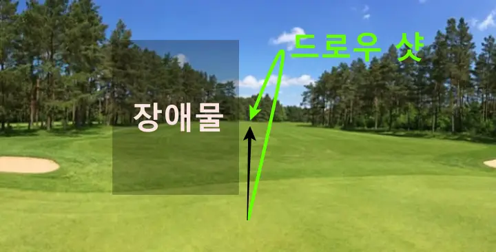 골프 드로우 샷 치는 방법