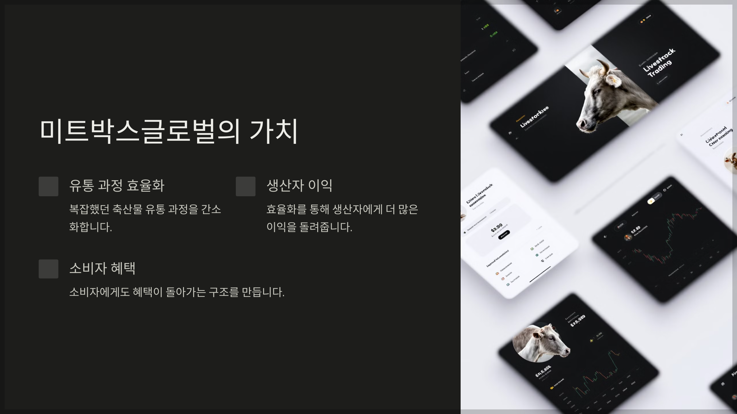 미트박스글로벌의 가치