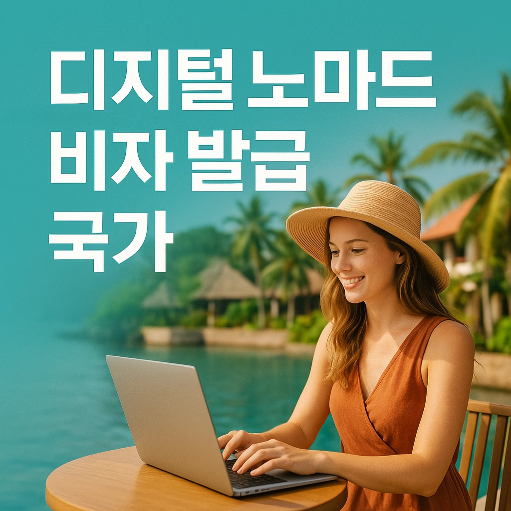 2025년 최신 정리! 디지털노마드 비자 발급 국가 총정리