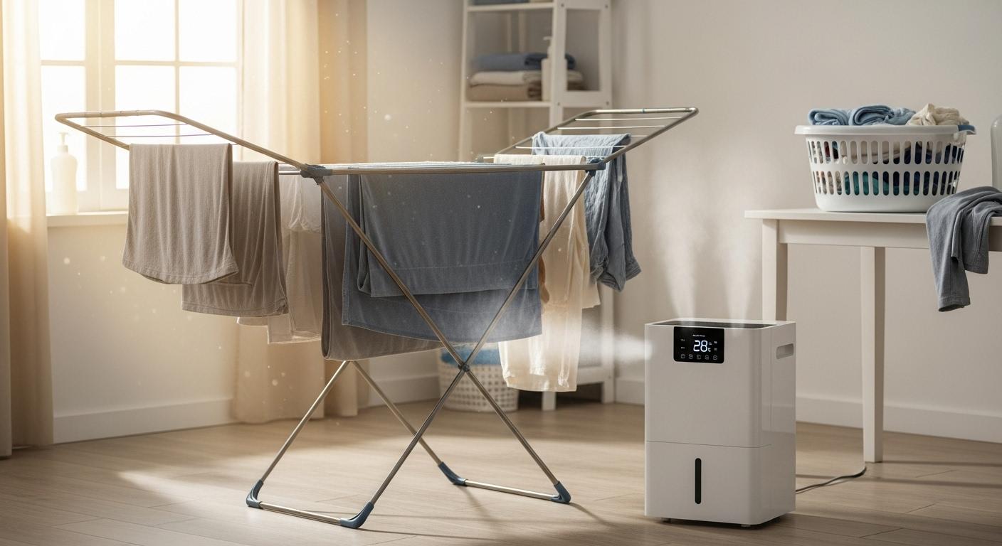 제습기 빨래