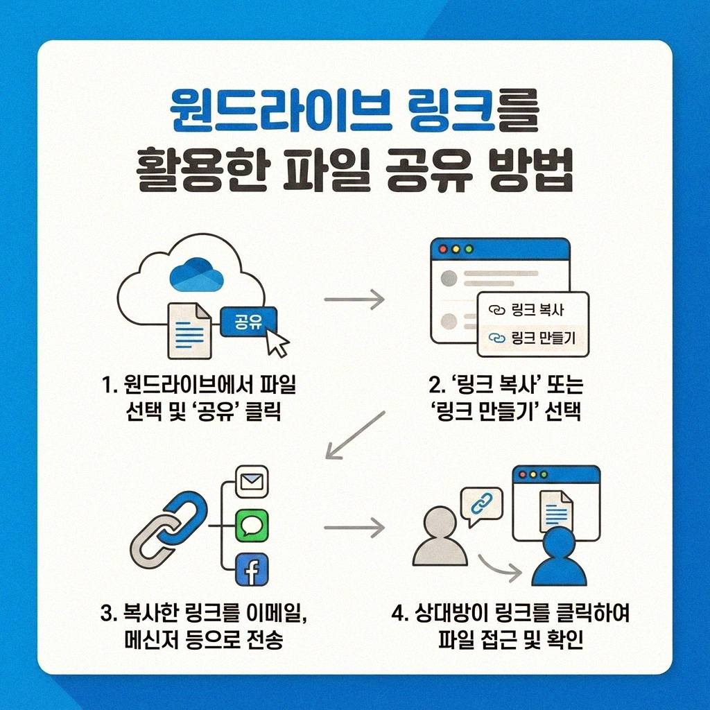 원드라이브 파일 공유 방법을 알아보겠습니다