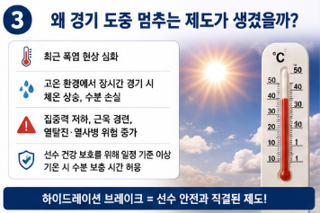 하이드레이션 브레이크 뜻 2026 북중미월드컵 경기 중 물 마시는 이유 총정리3