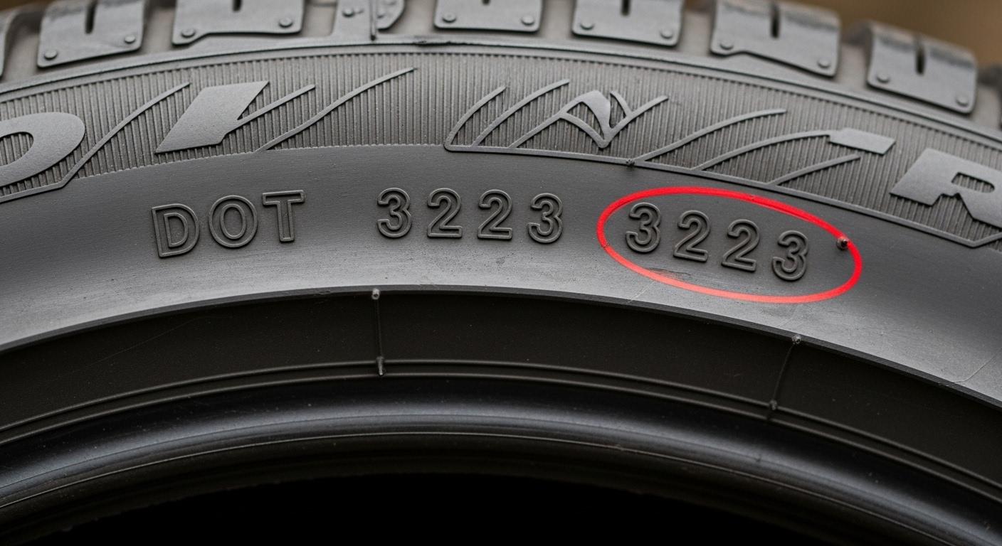 자동차 타이어 생산일 보는 법