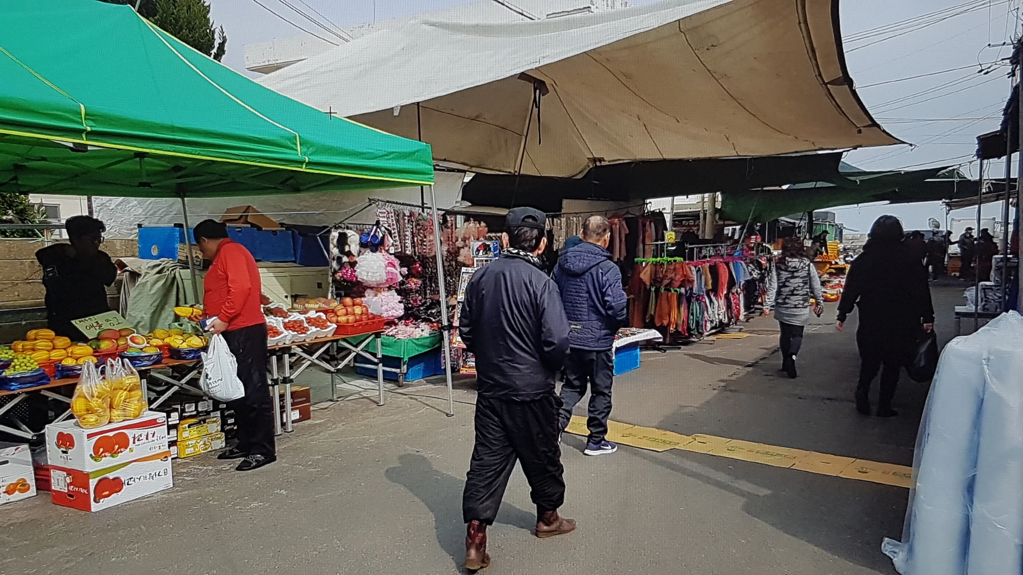 세화 오일시장 모습