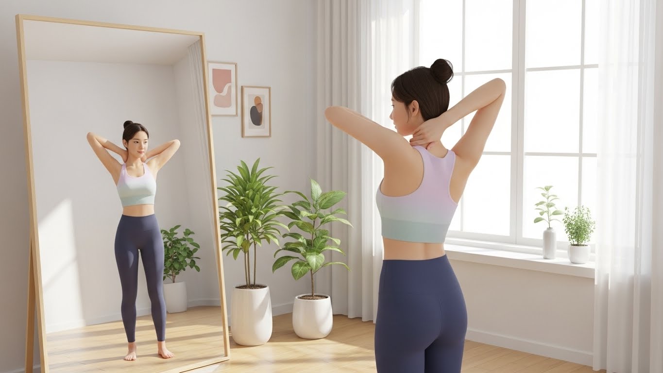 어깨비대칭, 어깨교정, 체형교정